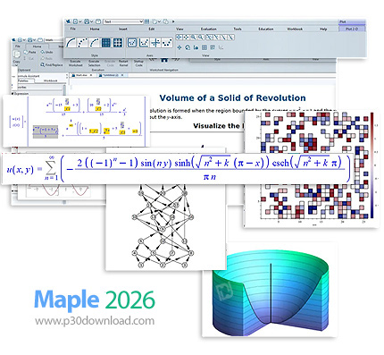 دانلود Maplesoft Maple v2026.0 x64 - نرم افزار انجام محاسبات پیچیده ریاضی