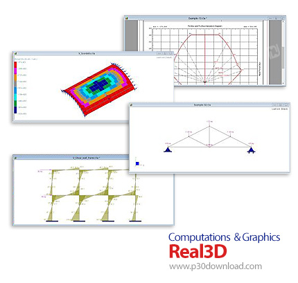 دانلود Computations Graphics Real3D v26.07 - نرم‌افزار حرفه‌ای در حوزه طراحی سازه و تحلیل اجزای محدو