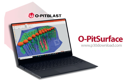 دانلود O-PitSurface v1.8.7 - نرم‌افزار طراحی برنامه ریزی حفاری و انفجار در معادن روباز
