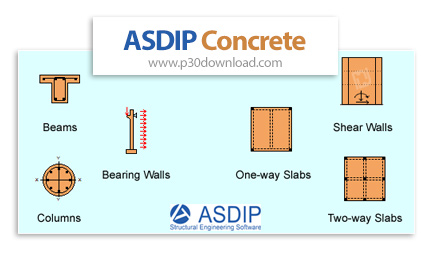 دانلود ASDIP Concrete v6.1.0.1 x64 - نرم افزار طراحی سازه‌های بتن مسلح و دیوارهای بتنی