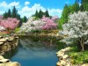 3D Spring Blossoms Screensaver Screenshot 1