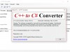 C++ to C# Converter Screenshot 1