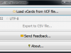 VCF to CSV Converter Screenshot 1