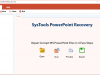 SysTools PowerPoint Recovery Screenshot 1