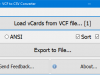 VCF to TXT Converter Screenshot 2