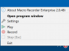 Macro Recorder Enterprise Screenshot 1