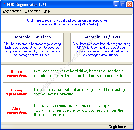 hdd regenerator 1.71 windows 7