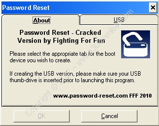 windows password key usb free
