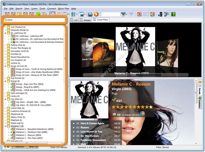 cai edit catalogue number in music collector