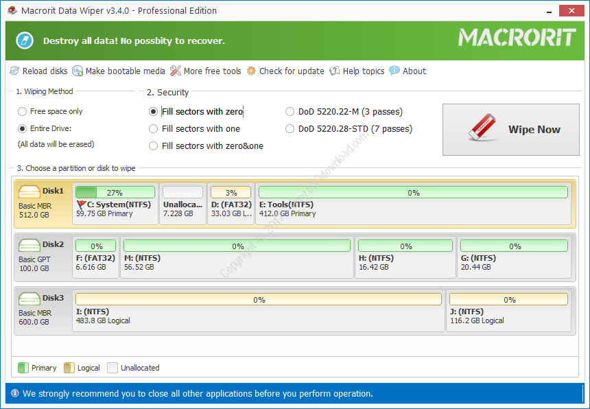 Macrorit Data Wiper 6.9.9 instal the new for apple