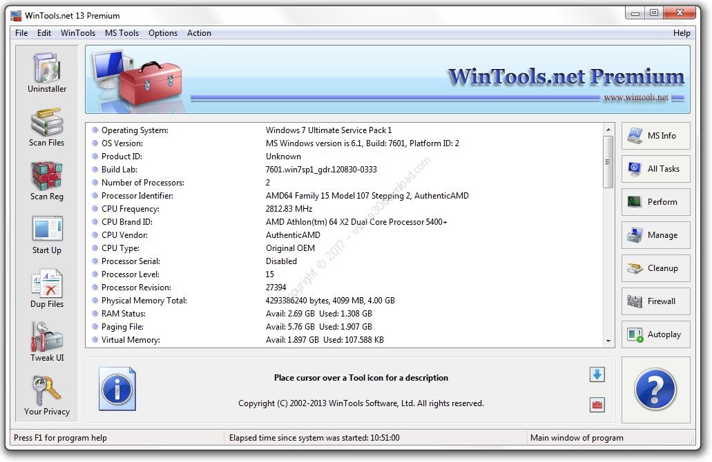 download the new for windows WinTools net Premium 23.7.1