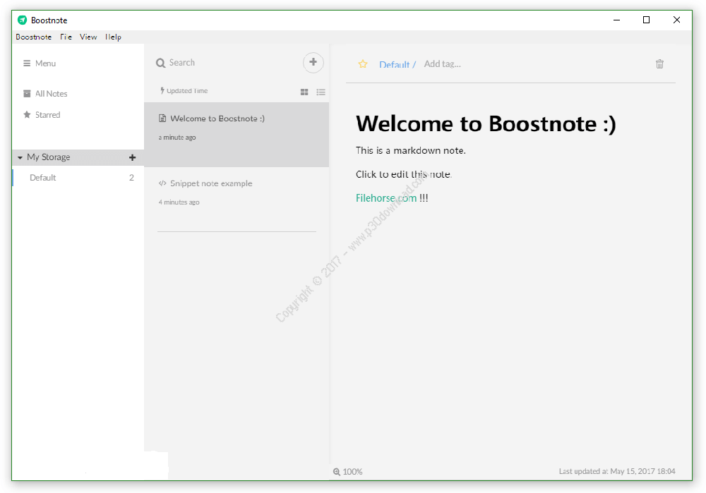 boostnote links