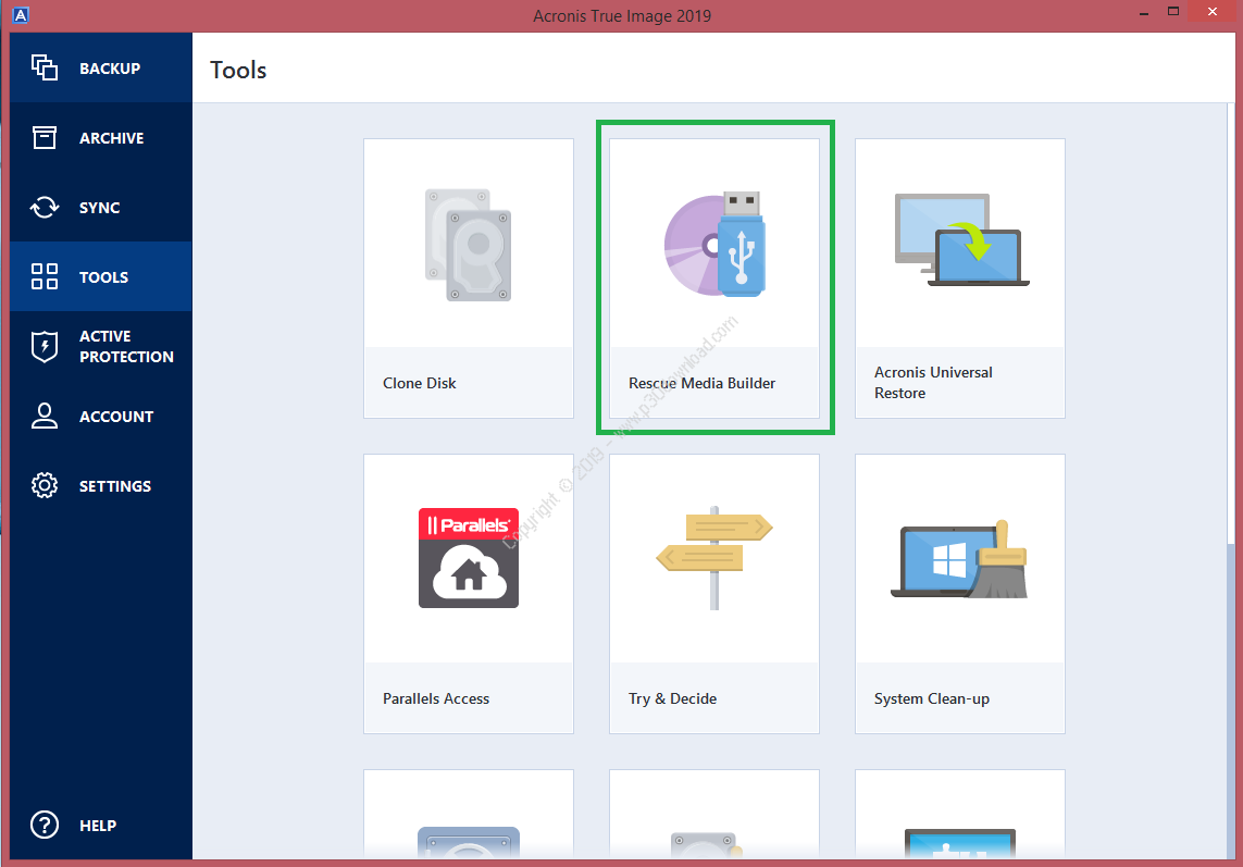 acronis true image 2019 windows 10