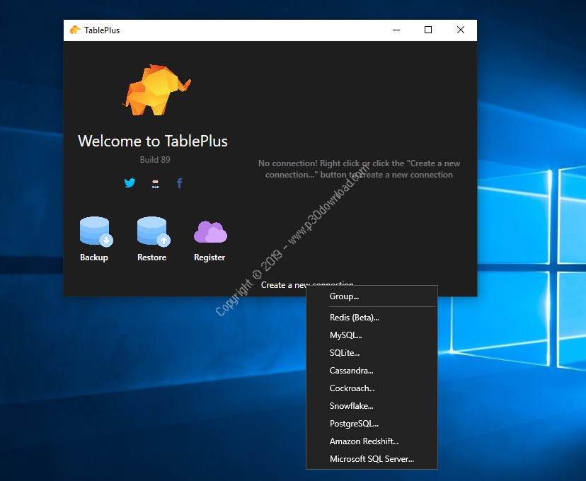 TablePlus 5.4.5 for windows download
