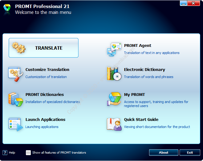 دانلود PROMT v22.0.4 x64 Professional NMT + Expert NMT - نرم افزار متر