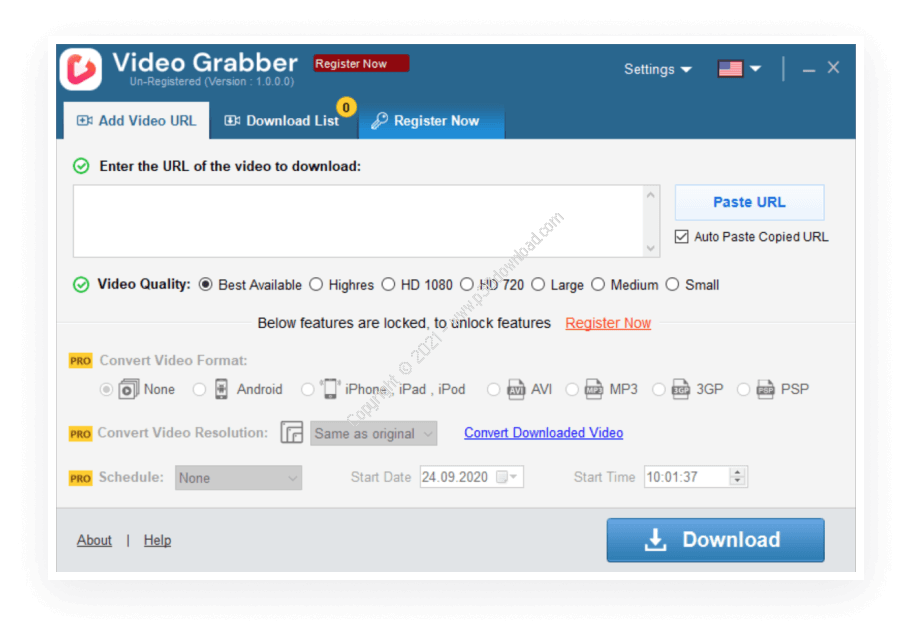 Auslogics Video Grabber Pro 1.0.0.4 for mac instal free
