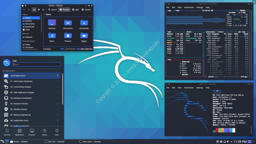 دانلود Kali Linux 2024.2 x86/x64 Installer/Live کالی لینوکس، سیستم ع