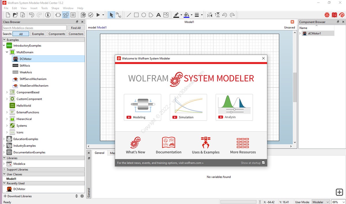 downloading Wolfram SystemModeler 13.3.1