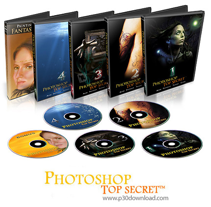دانلود Photoshop Top Secret Training Course 5 DVD - دوره کامل آموزشی اسرار فتوشاپ