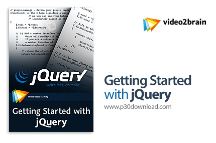 دانلود video2brain Getting Started with jQuery - آموزش شروع کار با جی ‌کوئری