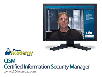 دانلود CareerAcademy CISM Certified Information Security Manager Training - آموزش مدرک مدیریت امنیت 