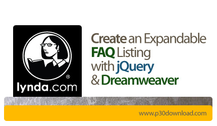 دانلود Create an Expandable FAQ Listing with jQuery and Dreamweaver - آموزش ایجاد لیست پرسش های متدا