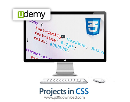 دانلود Udemy Projects in CSS - آموزش سی‌اس‌اس در قالب پروژه