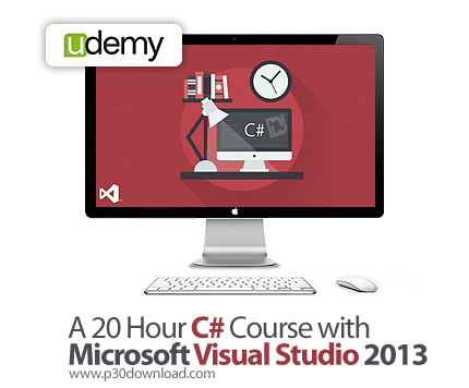 دانلود Udemy A 20 Hour C# Course With Microsoft Visual Studio 2013 - آموزش برنامه نویسی با سی شارپ د