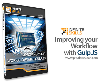 دانلود Infinite Skills Improving your Workflow with Gulp.JS - آموزش گالپ جی اس
