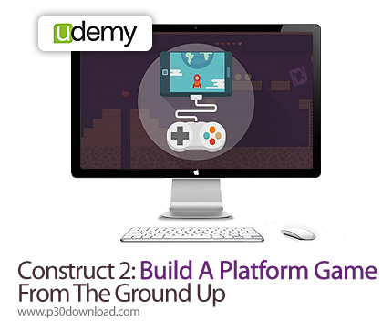 دانلود Udemy Construct 2 Build A Platform Game From The Ground Up! - آموزش کانستراکت 2، بازی سازی بد