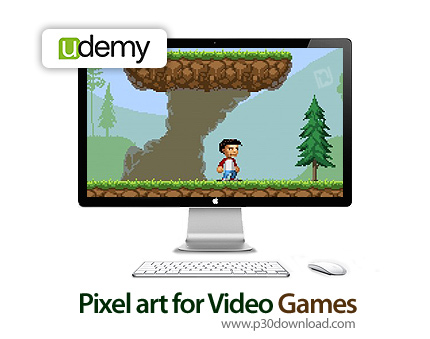دانلود Udemy Pixel art for Video games - آموزش طراحی محیط بازی های پیکسلی