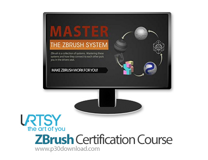 دانلود Uartsy ZBrush Certification Course - دوره کامل آموزش زیبراش، نرم افزار ساخت تصاویر و انیمیشن 