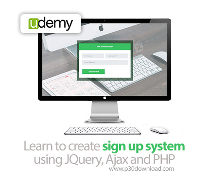 دانلود Udemy Learn to create sign up system using JQuery, Ajax and PHP - آموزش ساخت صفحه ثبت نام با 