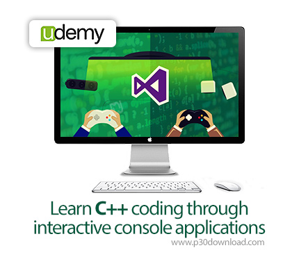 دانلود Udemy Learn C++ coding through interactive console applications - آموزش سی پلاس پلاس از طریق 