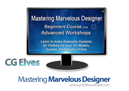 دانلود CGElves Mastering Marvelous Designer - آموزش مارولس دیزاینر، نرم افزار طراحی لباس
