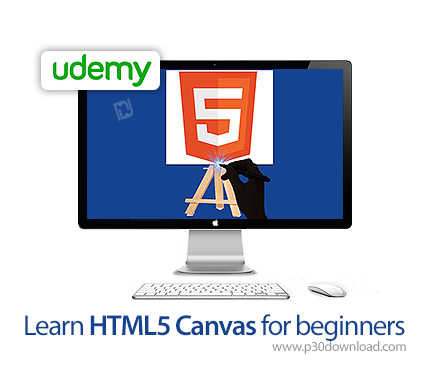 دانلود Udemy Learn HTML5 Canvas for beginners - آموزش اچ تی ام ال 5، عنصر کانواس