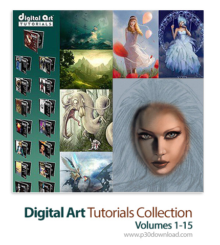 دانلود Digital Art Tutorials Collection Volumes 1-15 - مجموعه آموزش های هنر دیجیتال