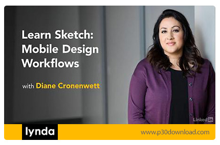 دانلود Lynda Learn Sketch: Mobile Design Workflows - آموزش اسکچ: مراحل کار طراحی موبایل