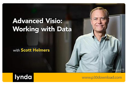 دانلود Lynda Advanced Visio: Working with Data - آموزش ویزیو پیشرفته: کار با داده ها