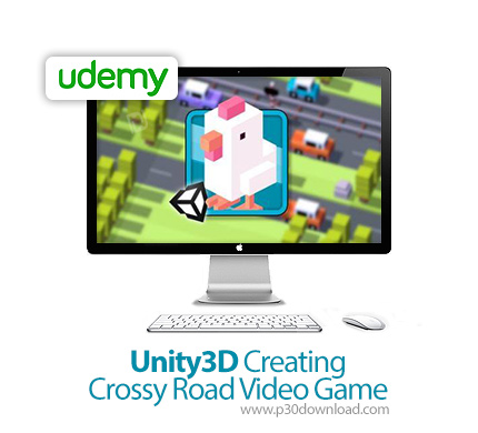 دانلود Udemy Unity3D Creating a Crossy Road Video Game - آموزش ساخت بازی عبور از جاده با یونیتی سه ب