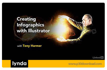 دانلود Lynda Creating Infographics with Illustrator - آموزش ساخت اینفوگرافیک با الاستریتور