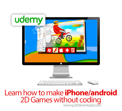 دانلود Udemy Learn how to make iPhone/android 2D Games without coding - آموزش ساخت بازی های دو بعدی 