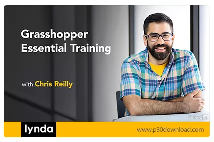 دانلود Lynda Grasshopper Essential Training آموزش گرس هاپر، پلاگین راینو