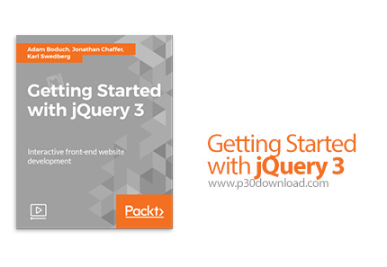 دانلود Packt Getting Started with jQuery 3 - آموزش شروع کار با جی کوئری 3