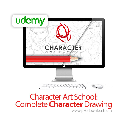 دانلود Udemy Character Art School: Complete Character Drawing - آموزش کامل طراحی کاراکتر