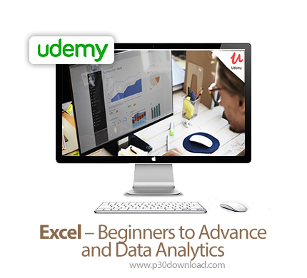 دانلود Udemy Excel - Beginners to Advance and Data Analytics - آموزش مقدماتی تا پیشرفته آنالیر داده 