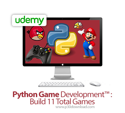 دانلود Udemy Python Game Development™ : Build 11 Total Games - آموزش توسعه 11 بازی با پایتون