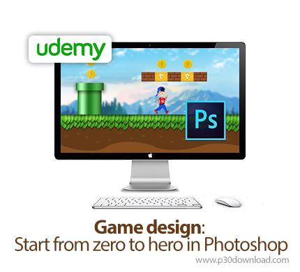 دانلود Udemy Game design: Start from zero to hero in Photoshop - آموزش کامل طراحی بازی در فتوشاپ