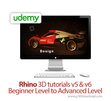 دانلود Udemy Rhino 3D tutorials v5 & v6 Beginner Level to Advanced Level - آموزش مقدماتی تا پیشرفته 