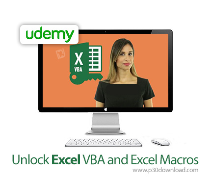 دانلود Udemy Unlock Excel VBA and Excel Macros - آموزش وی بی ای و ماکرو در اکسل